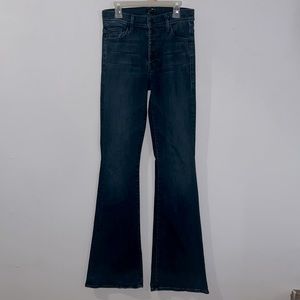 Mother Dark Blue Denim Boot Cut Jeans Size 26
